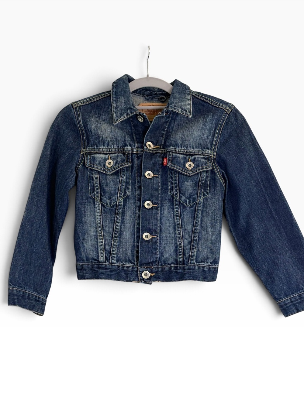 Levi's Kids Indigo Blue Denim Trucker Jacket
